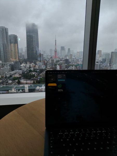 desk with a view